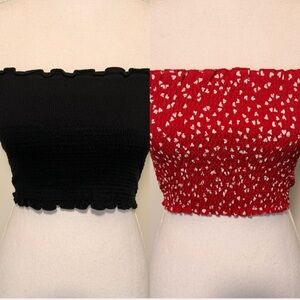 Lot of of 2 summer tube tops size S